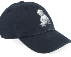 Kids Toddler Skater Teddy 320 Black Dad Cap - Kiddo Cap