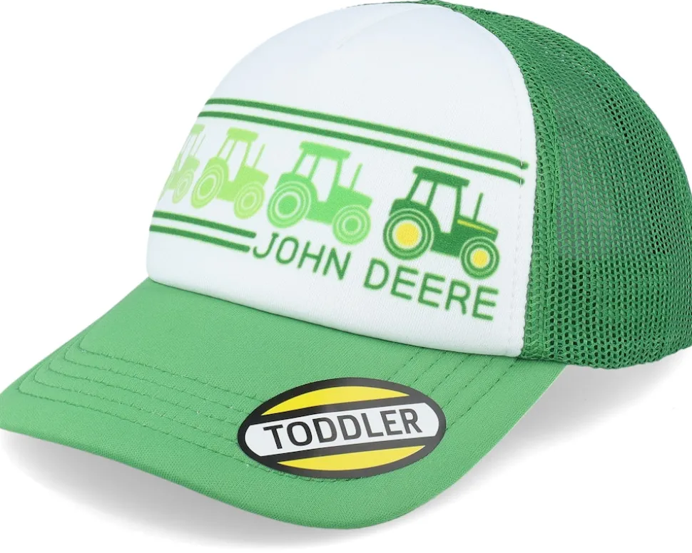 Kids Toddler Tractor Patch Green/White Trucker - John Deere