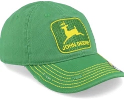 Kids Toddler Vintage Look Green Dad Cap - John Deere