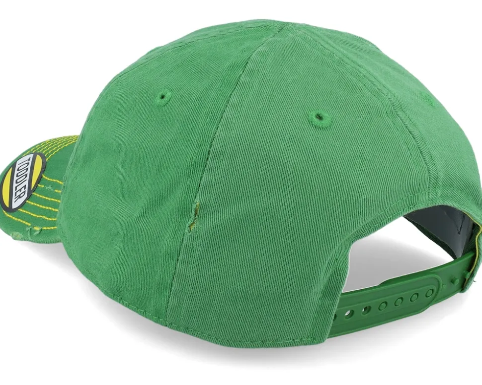 Kids Toddler Vintage Look Green Dad Cap - John Deere