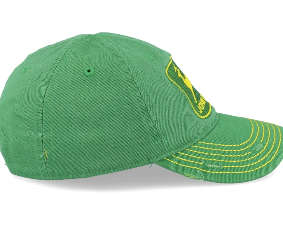 Kids Toddler Vintage Look Green Dad Cap - John Deere