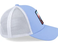 Kids Tractor And Clouds Patch Light Blue/White - Kiddo Cap