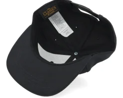 Kids Tractor Outline Black/Black Snapback - Kiddo Cap