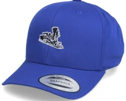 Kids Train Locomotive Blue Adjustable - Kiddo Cap