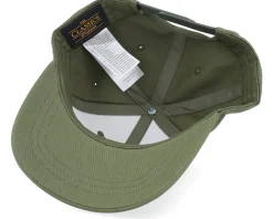 Kids T-rex Dino Brown Patch Olive Adjustable - Kiddo Cap