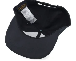 Kids T-rex Dino Brown Patch Black Snapback - Kiddo Cap