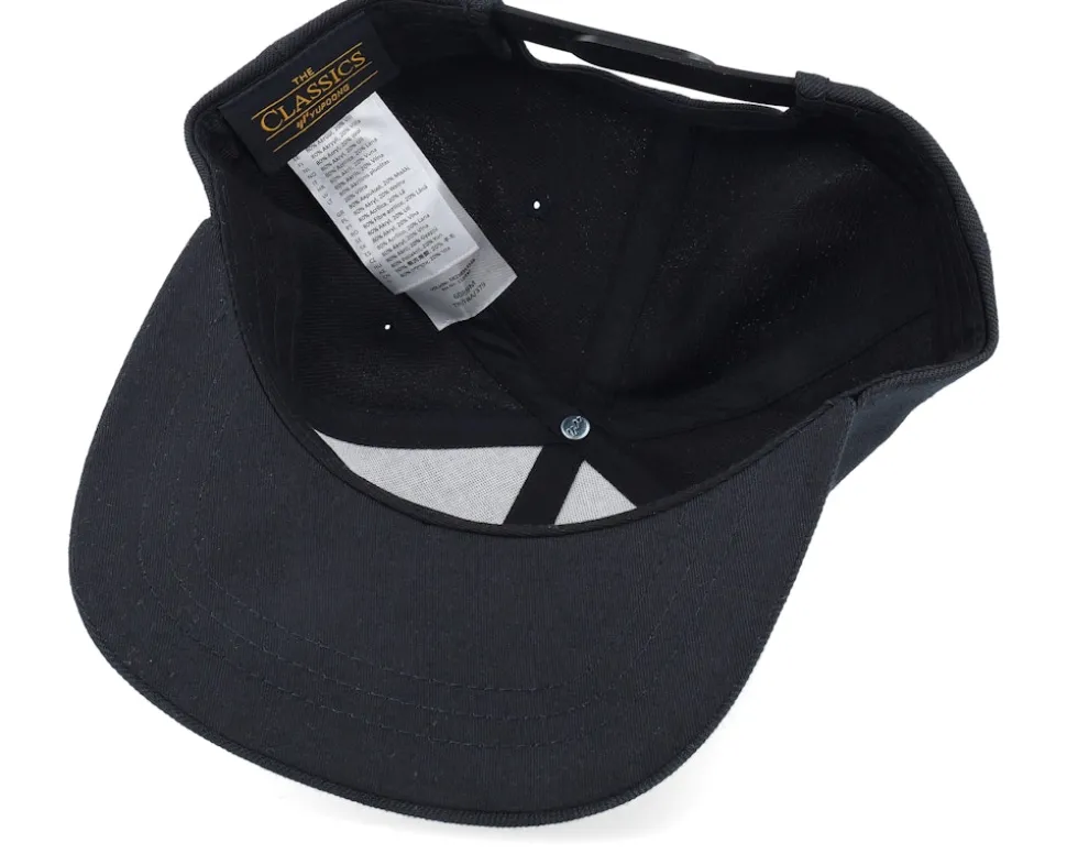 Kids T-rex Dino Brown Patch Black Snapback - Kiddo Cap