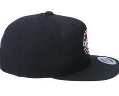 Kids T-Rex Dinosaur Fashion Star Black Snapback - Kiddo Cap