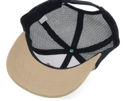 Kids T-rex Sceleton Patch Brown/Black Trucker - Kiddo Cap