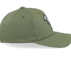 Kids T-rex Sceleton Patch Olive Adjustable - Kiddo Cap