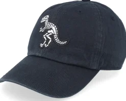 Kids T-rex Sceleton Patch Black Dad Cap - Kiddo Cap