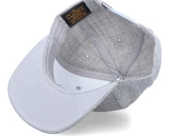 Kids Tricky Smile Heather Grey Snapback - Kiddo Cap