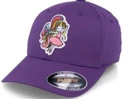 Kids Unicorn Ballerina Purple Flexfit - Unicorns