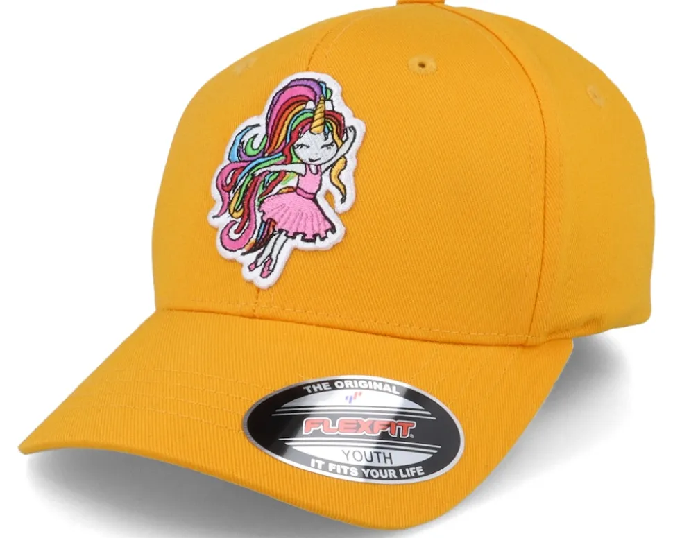 Kids Unicorn Ballerina Yellow Flexfit - Unicorns