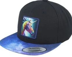 Kids Unicorn Space/Black Snapback - Unicorns