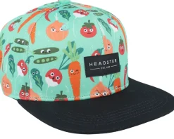 Kids Veggie Green Snapback - Headster