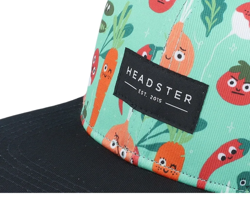 Kids Veggie Green Snapback - Headster