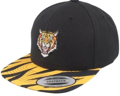 Kids Vicious Tiger Black/Tiger Snapback - Kiddo Cap