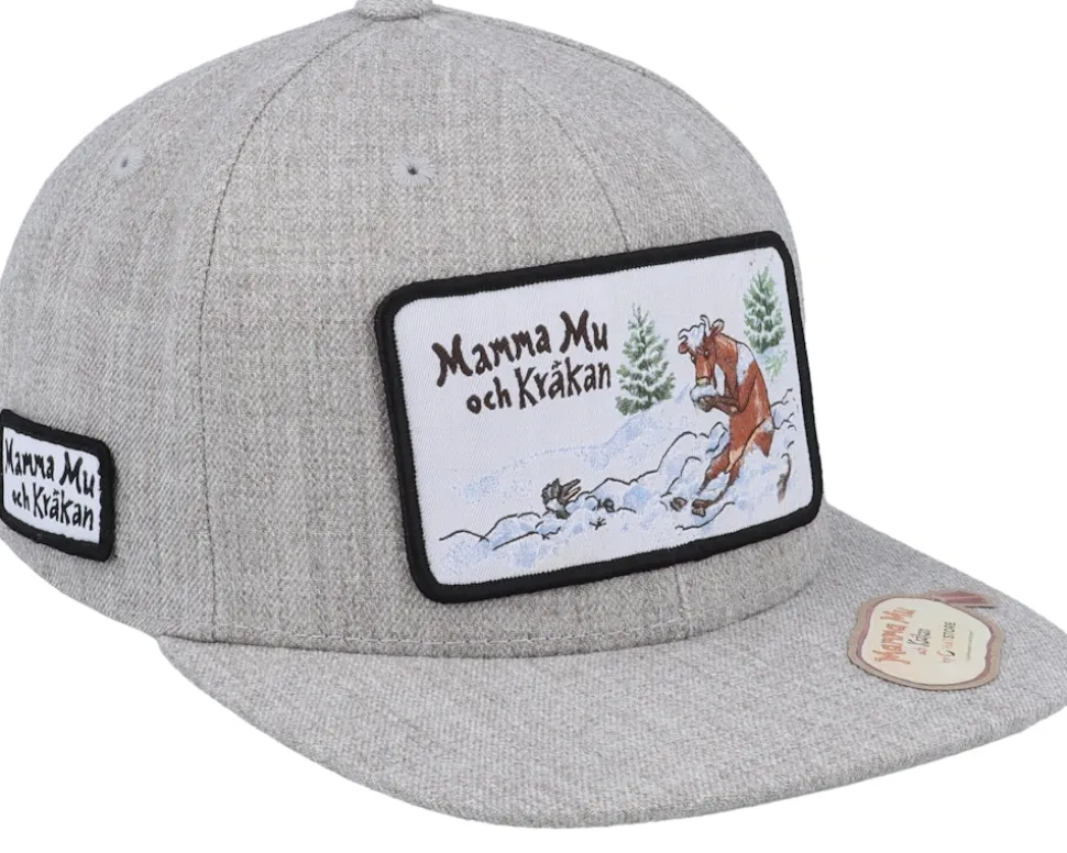Kids Vinterlek Grey Snapback - Mamma Mu & Kråkan