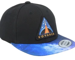 Kids Voyage Space Shuttles Black/Space Snapback - Kiddo Cap