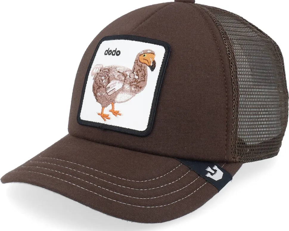Kids Way Of The Dodo Extinct Brown A-Frame Trucker - Goorin Bros.