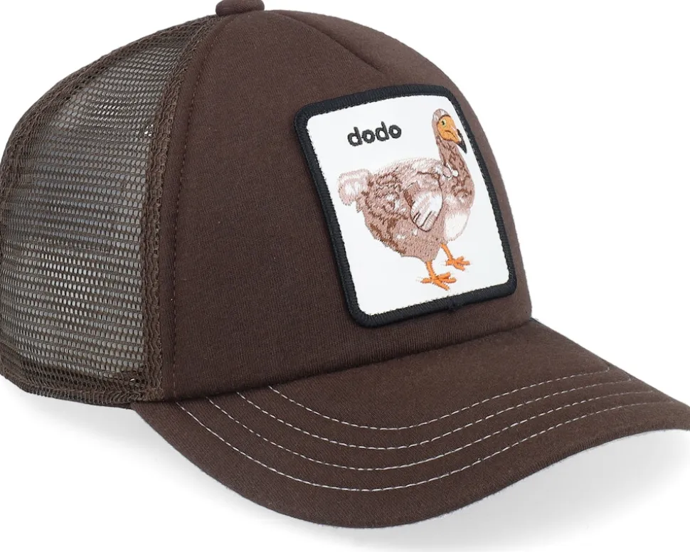 Kids Way Of The Dodo Extinct Brown A-Frame Trucker - Goorin Bros.