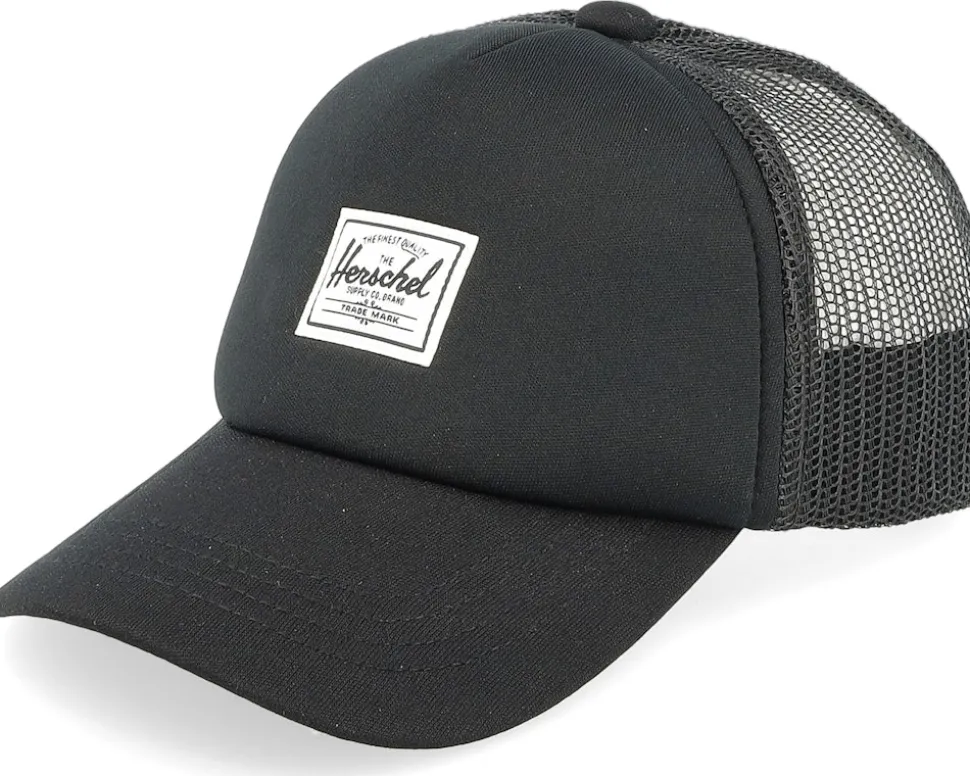 Kids Whaler Mesh Baby 6-18 Months Black Classic Logo Trucker - Herschel