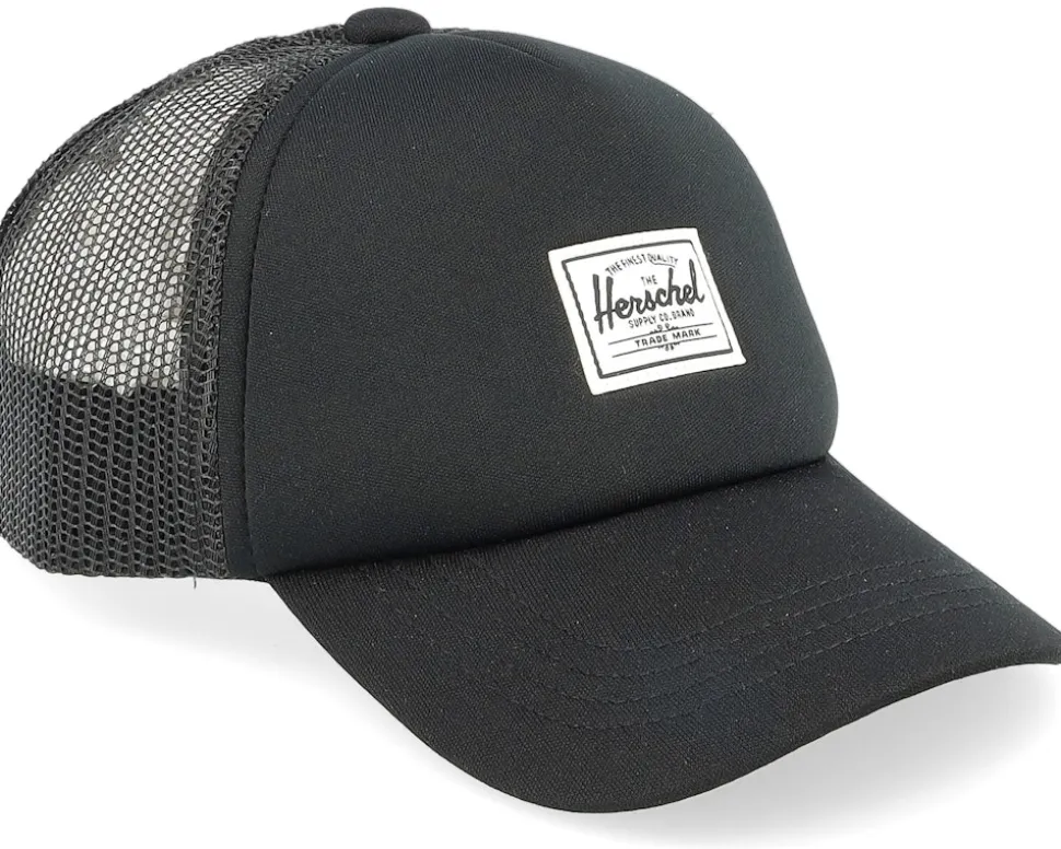 Kids Whaler Mesh Baby 6-18 Months Black Classic Logo Trucker - Herschel