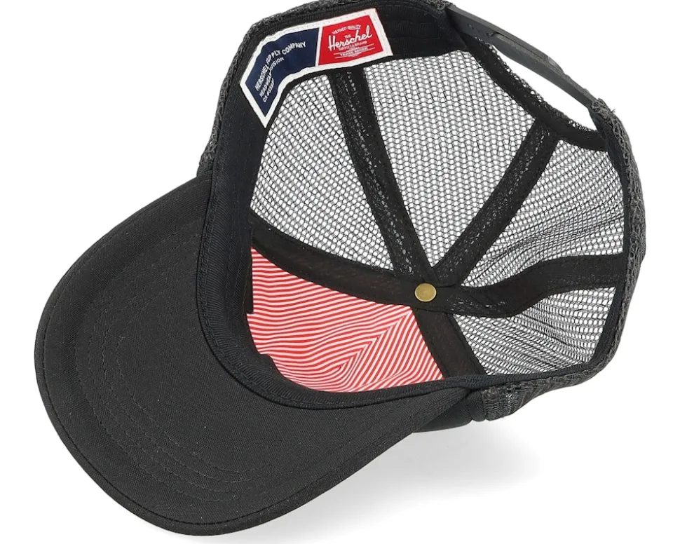 Kids Whaler Mesh Baby 6-18 Months Black Classic Logo Trucker - Herschel