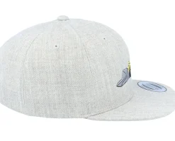 Kids Wheel Loader Heather Grey Snapback - Kiddo Cap
