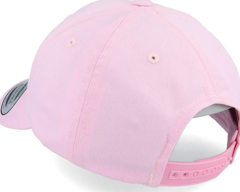 Kids White Horse Side Pink Adjustable - Kiddo Cap