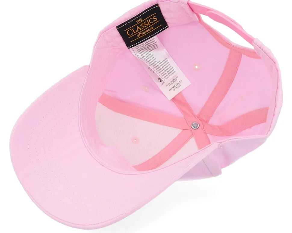 Kids White Horse Side Pink Adjustable - Kiddo Cap