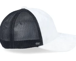 Kids White/Black Velvet Trucker - Equip