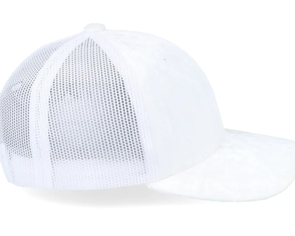 Kids White/White Velvet Trucker - Equip