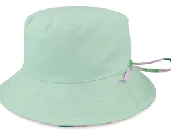 Kids Wild Hibiscus Pink Hat Bucket - Headster