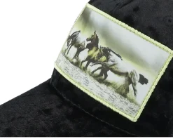 Kids Wild Horses Velvet Black Trucker - Calza Pennello
