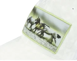 Kids Wild Horses Velvet White Trucker - Calza Pennello