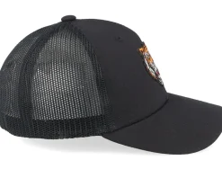 Kids Wild Tiger Black Trucker - Kiddo Cap