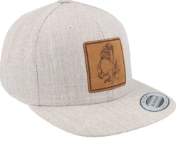 Kids Winnie Stuck Heather Grey Snapback - Public Domain