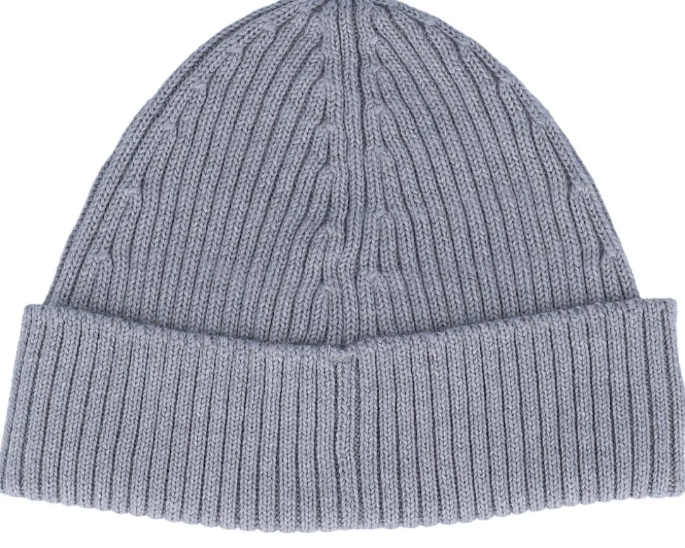 Kids Wool Beanie Grey Cuff - Lacoste