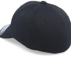 Kids Wooly Combed Black Flexfit - Flexfit