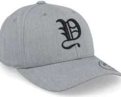 Kids Y Letter 3d Heather Grey Adjustable - Kiddo Cap