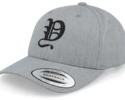 Kids Y Letter 3d Heather Grey Adjustable - Kiddo Cap