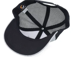 Kids Yellow Tractor Heather Grey/Black Trucker - Kiddo Cap