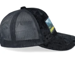 Kids Yellow Tractor Velvet Black Trucker - Calza Pennello