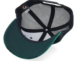 Kids Yellow Tractor Velvet Green/Black Trucker - Calza Pennello