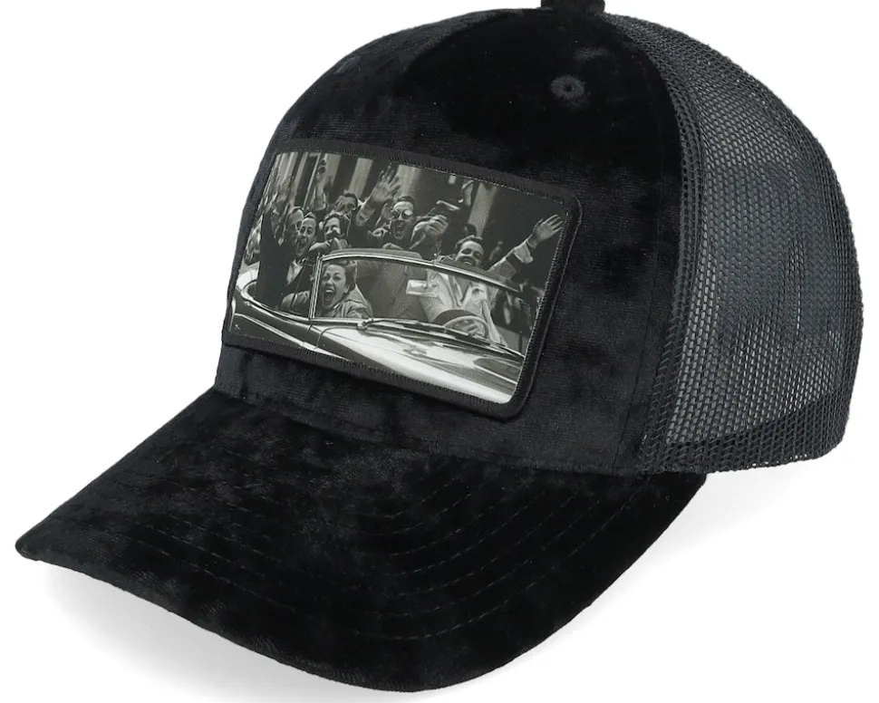 Kids Youth Cabriolet Party Velvet Black Trucker - Public Domain