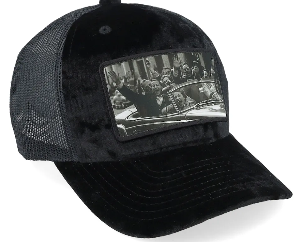 Kids Youth Cabriolet Party Velvet Black Trucker - Public Domain