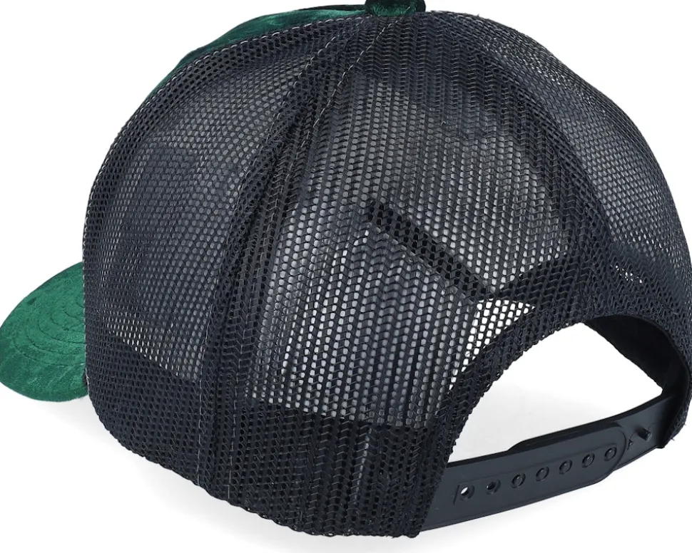 Kids Youth Green/Black Velvet Trucker - Equip