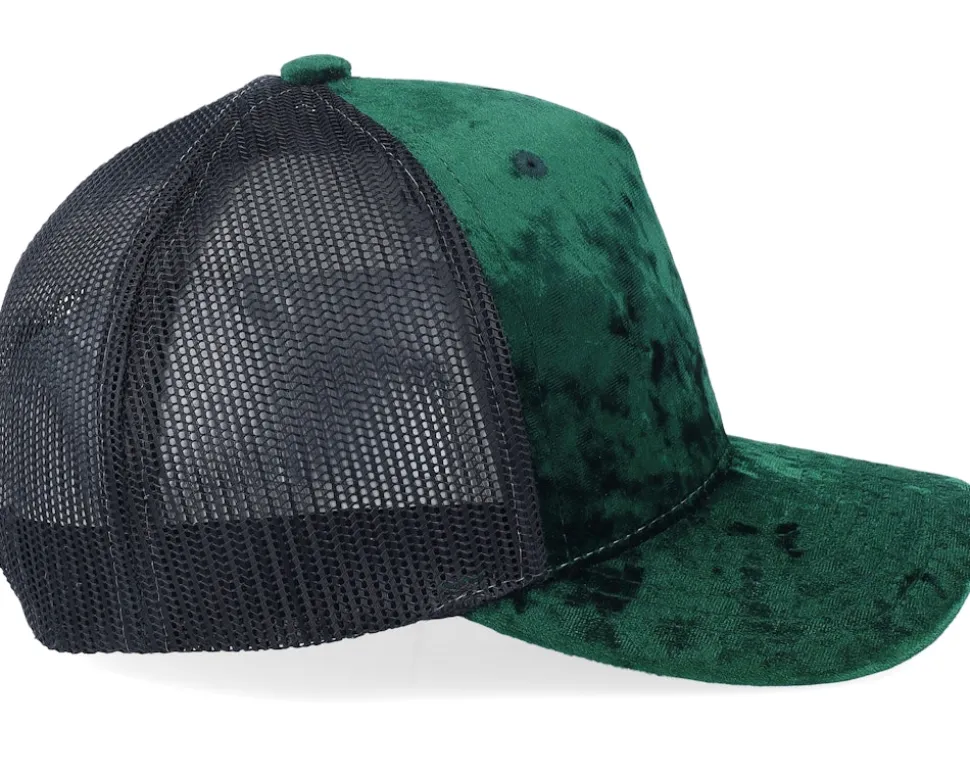 Kids Youth Green/Black Velvet Trucker - Equip